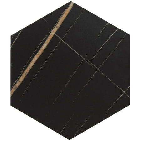 Lucida Sc-4159 Mosaicore 8-13/16" Wide Smooth Noir Vinyl Tile Flooring - Noir
