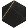 Lucida Sc-4159 Mosaicore 8-13/16" Wide Smooth Noir Vinyl Tile Flooring - Noir