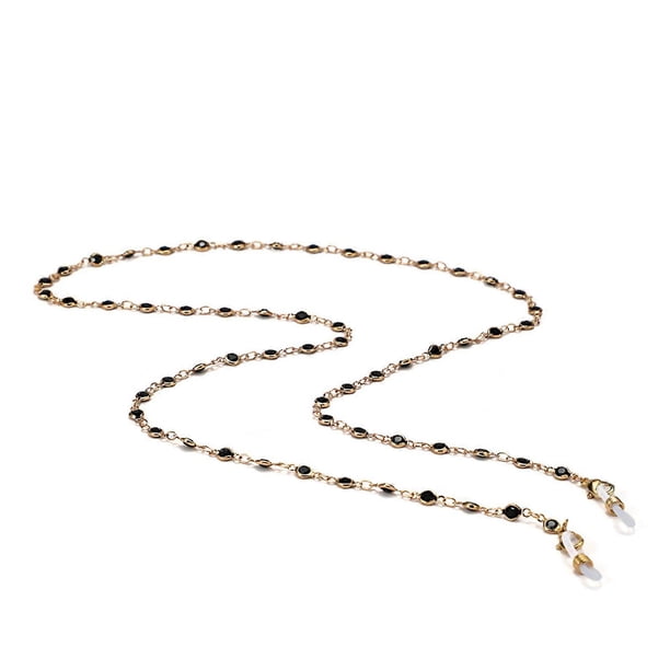 Crystal Eyeglasses Cords Chains Glasses Cord Eyeglass Chain Holders Sunglasses Chain Gold Plated Around Neck For Women