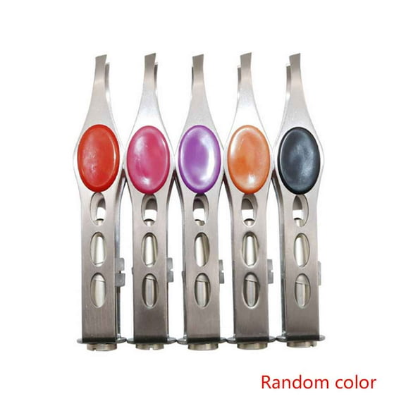 Stainless Steel Eyebrow LED Tweezer with Bright LED Lighting Eyebrow Hair Remover Clipper Cutter
