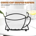 thumbnail image 6 of GOOHOCHY Freestanding Coffee Cup Napkin Holder and Dispenser, Kitchen and Dining Table Napkin Rack for Home Use, 6 of 8