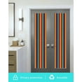 thumbnail image 5 of Window Privacy Film Abstract Vertical Striped Stained Glass Window Film Decorative Sun Block Window Cover Colorful Rainbow Stripes Retro Window Clings Static Adhesive Sticker for Bathroom 23.6"x78.7", 5 of 7