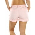 thumbnail image 2 of ToBeInStyle Womens Mid Thigh Premium Stretch Cotton Biker Shorts, 2 of 5