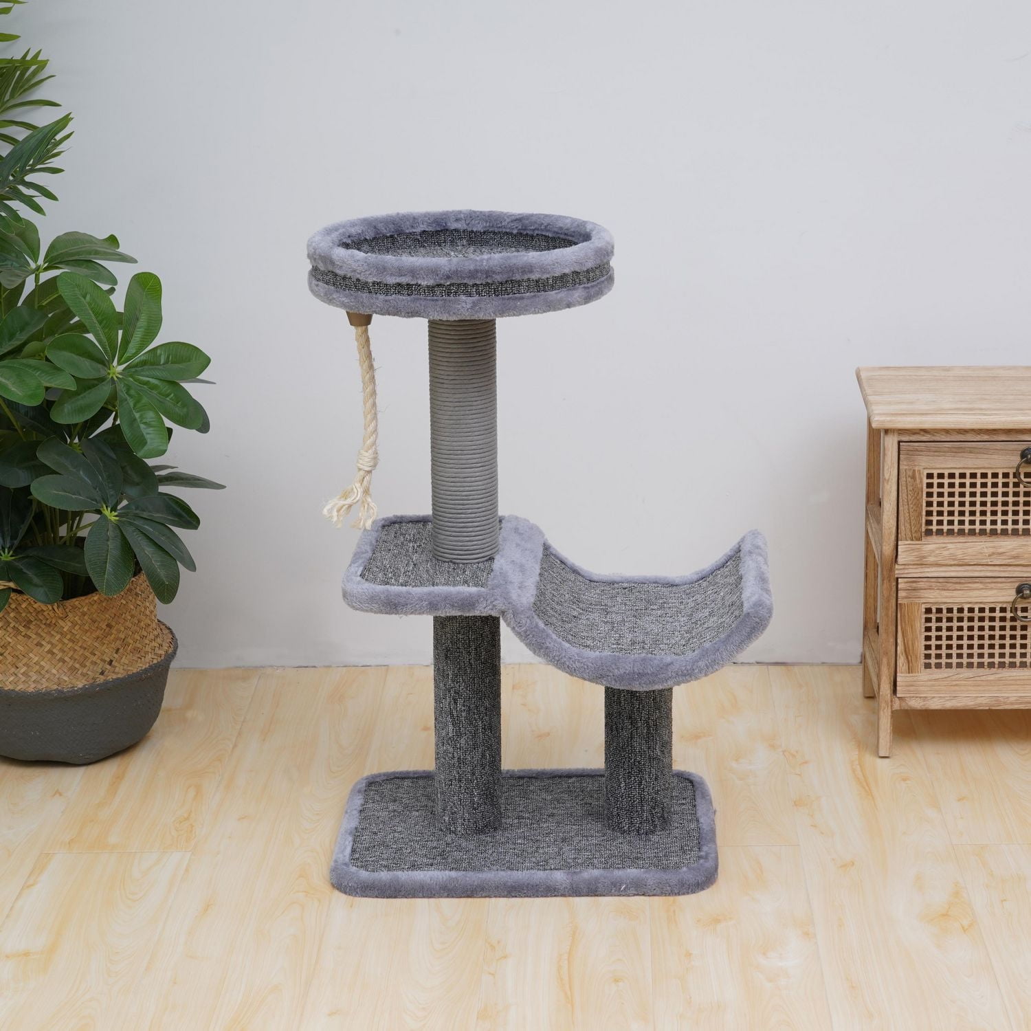 Catry Grimbit Small Minimalistic Carpet Cat Tree