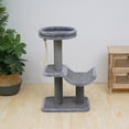 thumbnail image 3 of Catry Grimbit Petit arbre à chat minimaliste en moquette, 3 of 9