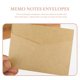 thumbnail image 5 of 100 sobres vintage de papel kraft, sobres en blanco, mini sobres y sobres para notas., 5 of 5