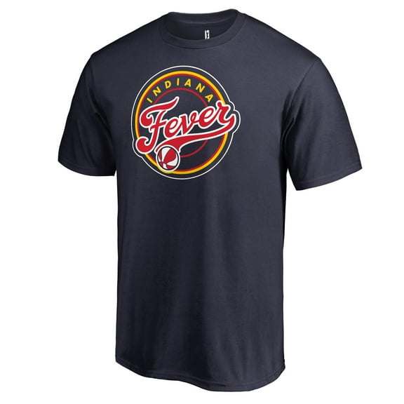 Men's Navy Indiana Fever Primary Logo T-Shirt