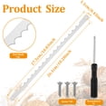 thumbnail image 5 of Qenwkxz 16 Pcs Bread Knife Blade, Stainless Steel Replacement Bread Knife Blade with Screw and Screwdriver for Home Restaurant Cafe Bar, 5 of 12