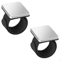 2 PCS Magnetic Pin Cushion Wrist, Sewing Pincushion, Holder Wristband for ,Black