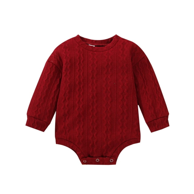 Body De Bebé Canastilla Onesies Para Niños Pequeños, Niños Y Niñas, Mono De Pedo, Ropa Para Niños, Borgoña Odeerbi LM103-7765