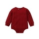 thumbnail image 1 of Body De Bebé Canastilla Onesies Para Niños Pequeños, Niños Y Niñas, Mono De Pedo, Ropa Para Niños, Borgoña Odeerbi LM103-7765, 1 of 9