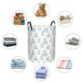 thumbnail image 4 of Picia Playful Polar Bear Pals Pattern Large Laundry Basket, Waterproof, Freestanding Laundry Hamper, Collapsible Tall Clothes Hamper with Extended Handles-Small, 4 of 6