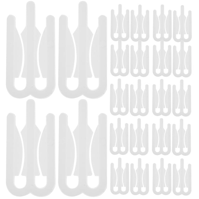 Miangastore 200pcs Shirt Fixing Clips Reusable Garment Clips Shirt Clamps Clothes Shaping Clips