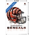 thumbnail image 3 of NFL Cincinnati Bengals - Drip Helmet 20 Wall Poster, 14.725" x 22.375", 3 of 3