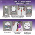 thumbnail image 2 of Children Sleeping Bag Foldable Play Pillow Cartoon Animal Pattern Game Sleeping Bag Pillow, 2 of 5