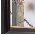thumbnail image 3 of ArtToFrames 10x10 Inch Mahogany and Gold Slope Frame Picture Frame, This Brown MDF Poster Frame is Great for Your Art or Photos, Comes with Regular Glass (4447), 3 of 8