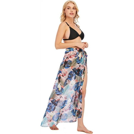 Municipal Summer Beach Swimsuit Sheer Swimwear Cover Ups Bikini Wrap Skirt for Women