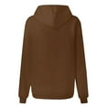 thumbnail image 5 of Women's Oversized Hoodies Casual Long Sleeve Half Zipper Pocket Sweatshirt Pullover Tops, 5 of 5