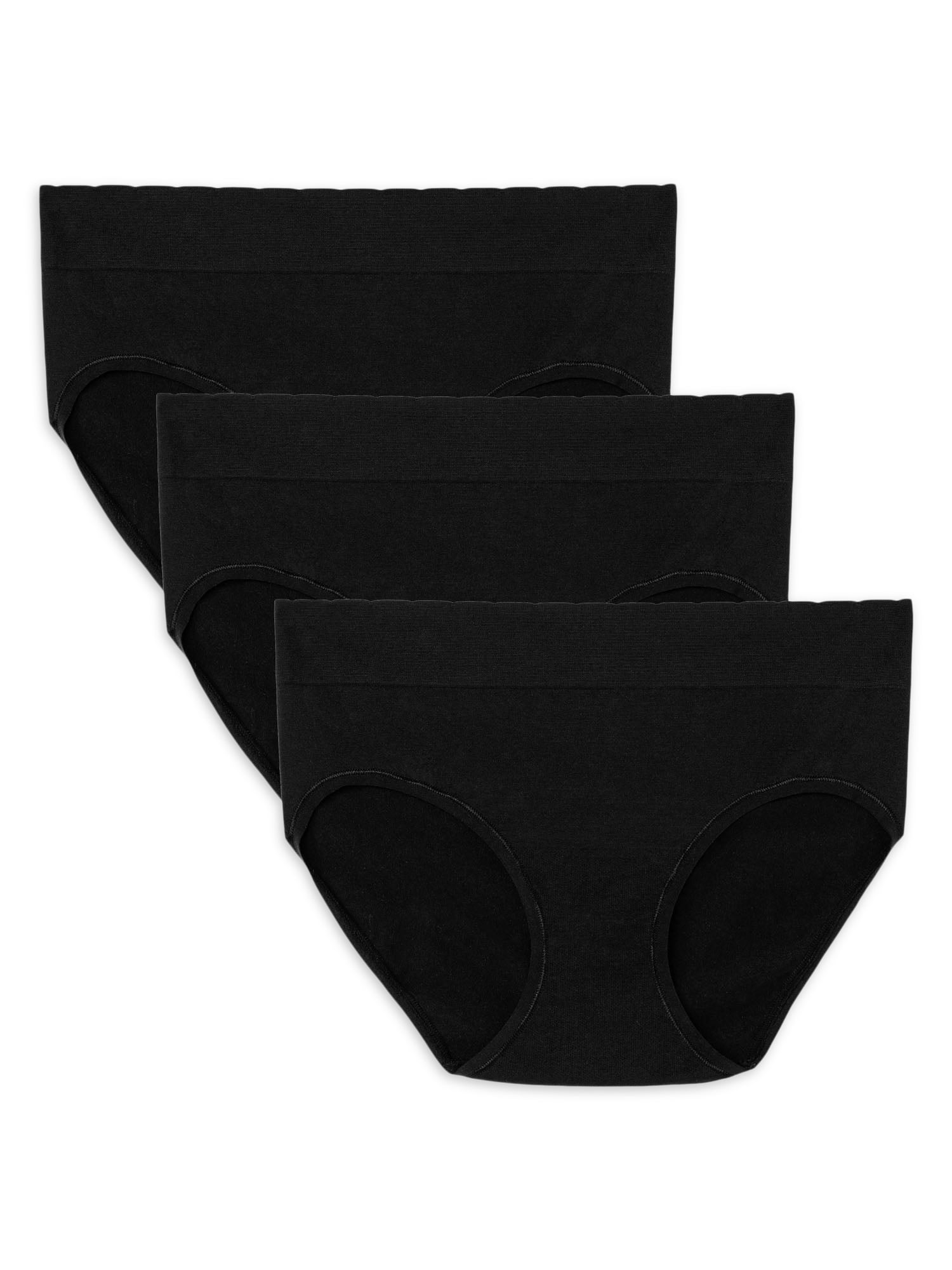 Vanity Fair Women's No Pinch No Show Seamless Hipster Panties, 3 Pack