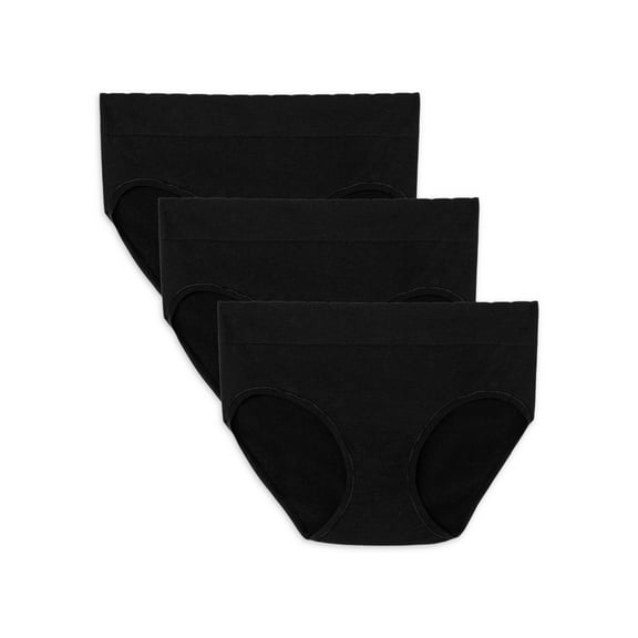 Vanity Fair Lingerie Women's No Pinch No Show Seamless Hipster Underwear, 3-Pack