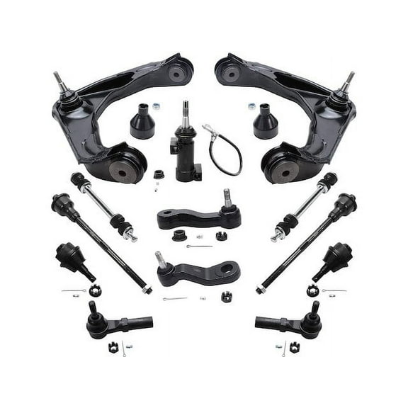 Front Control Arm Ball Joint Sway Bar Link Kit - Compatible with 2003 - 2007 Hummer H2 2004 2005 2006