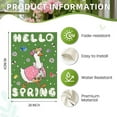 thumbnail image 6 of Hello Spring House Flags for Outdoor Decoration, Funny Goose with Flowers Large Yard Flag,Seasonal Decorative Decor for Holiday Summer Outside 28x40 Inch Vertical Double Sided, 6 of 10