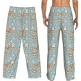 thumbnail image 3 of PISONIC Funny Mens Pajama Pants Lounge Men's Pajama Bottoms Soft Sleep Pants With Pockets Drawstring, 3 of 7