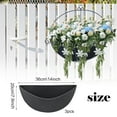 thumbnail image 5 of Summercome 3PCS 12 Inch Half Round Planter Liners, Fabric Plant Liners, Half Circle Flower Basket Liners, Replacement Felt Liner Coconut Liners Alternative for Wall Hanging Basket Planter, 5 of 8