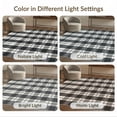 thumbnail image 7 of ODIKA Plaid Fabric Overlapping Framework Traditional Bathroom Checked for Great Room, Indoor Open Concept, Large Living Low Profile Flatwoven, 7 of 7