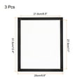 thumbnail image 2 of 3pcs Self Adhesive Magnetic Wall Sign Holder, 8.5"x11" Frame Display Window Sign Wall Mount for Home,Black, 2 of 6