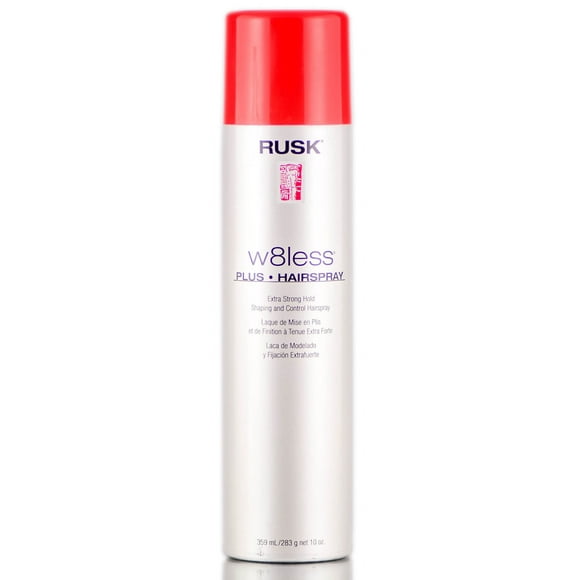 Laca para el cabello Rusk W8less Plus Extra Strong Hold Shaping & Contr Rusk W8less Plus Extra Strong Hold Shaping and Control Hair Spray Spray para el cabello Unisex 10 oz