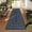 Blue, variant on 2' x 6' Braided Jute Hallway Runner Rug,Non Slip Ultra Thin Washable Low-Pile Carpet for Laundry Room, Farmhouse Modern Mat Runner for Bedroom, Entryway, Hallway