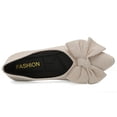 thumbnail image 4 of CHICVOMEY Pointed Toe Flats for Women Flats with Bow Comfortable Slip on Ballet Flats for Causal & Dress Shoes, 4 of 8