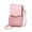Pink, variant on SHENGXINY Shoulder Bag Gift for Women Clearance Women Simply Fashion Bags, Mini Leather Mobile Phone Messenger Bags Mobile Phone Bag Shoulder Handbag Wallet with Credit Card Slots Red