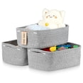 thumbnail image 1 of Juego de 3 Canastas de Almacenamiento ORDN2ORDN 12.6x8.2x5 cm Gris, 1 of 7