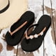 thumbnail image 4 of Amzcrzy Zapatos de mujer,Zapatos de mujer,Zapatillas de mujer, Sandalias de playa cómodas e informales con punta abierta y flores y tacón de aguja con diamantes de imitación para mujer Sandalias Muje, 4 of 8