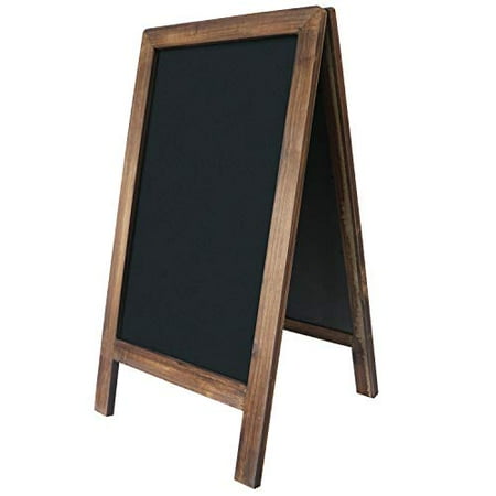 Restaurant Decor - Barnyard Designs Wood Framed Standing Chalkboard Display Sign Rustic Vintage Decor Kitchen Restaurant Bar Cafe Wedding Home 31.5