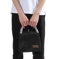 thumbnail image 3 of Unique Bargains Reusable Insulated Lunch Box Tote for Office Work and Travel Black 336 oz, 3 of 7