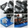 thumbnail image 4 of HI-REEKE Ship in a Bottle Micro Mini Building Block Set Caribbean Pirate Kit Plastic Toy Gift Black, 4 of 8