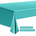 thumbnail image 1 of Party Supplies Tablecloth Easy To Clean Oil-proof Aluminum Film Material Polychromatic Disposable Tablecloth Flash Effect Style I, 1 of 6