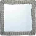 thumbnail image 5 of Wicker Mirrors for Wall Decor, Wall Mirror, Cosmetic Mirror with Wicker Frame for Bedroom Bathroom Living Room Entryway 27.6", 5 of 8