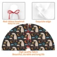thumbnail image 4 of Yiaed Cute Alpaca Print Christmas Tree Skirt , Tree SkirtsTree Mat for Christmas Winter Holiday Indoor Decorations-48", 4 of 7