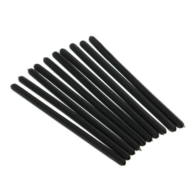 Esquirla 10pcs Glasses Spectacles Eyeglasses Frame Cover Tubes Repair Replacement - Black