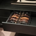 thumbnail image 4 of 2 Pack Clear Stackable Belt Organizer – 5 Compartments with Removable Dividers – Multi-Purpose Display Bins with Inserts for Closet Drawer, 4 of 7