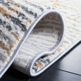 thumbnail image 5 of SAFAVIEH Vogue Jancis Abstract Runner Rug, Ivory/Blue Rust, 2' x 8', 5 of 8