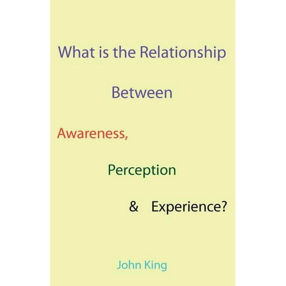 What is the Relationship Between Awareness, Perception & Experience?, (Paperback)