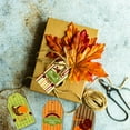 thumbnail image 5 of 60 Pcs Happy Thanksgiving Day Gift Paper Tags Fall Gift Tags Autumn Pumpkin Label Tags Thankful Give Thanks Favor Tags Maple Leaves Holiday Sticker Tag with Rope for Wrapping Decor, 5 of 9