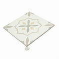 thumbnail image 5 of Palmera 9x9 Off-White Yellow Porcelain Floral Square Wall and Floor Tile (6.96 sq ft/case) - 13 Pack, 5 of 5