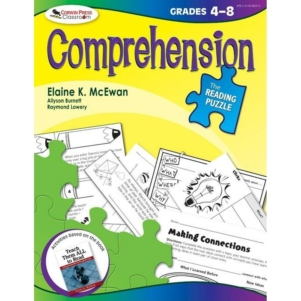 Reading Puzzle The Reading Puzzle Comprehension, Grades 48