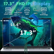 【Win 11 Pro/Office 2019】17.3 Large Laptop, 16GB RAM, 1TB SSD, FHD IPS Display, 6500Y (Up to 3.4GHz), Fingerprint, Backlit Keyboard, WiFi/USB3.0/BT/HDMI, PC Notebook For Work & Study